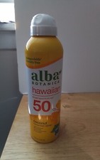 Alba Hawaiian Sunscreen SPF 50 Coconut Spray 6 Oz 1 Pack 1.83 per gallon