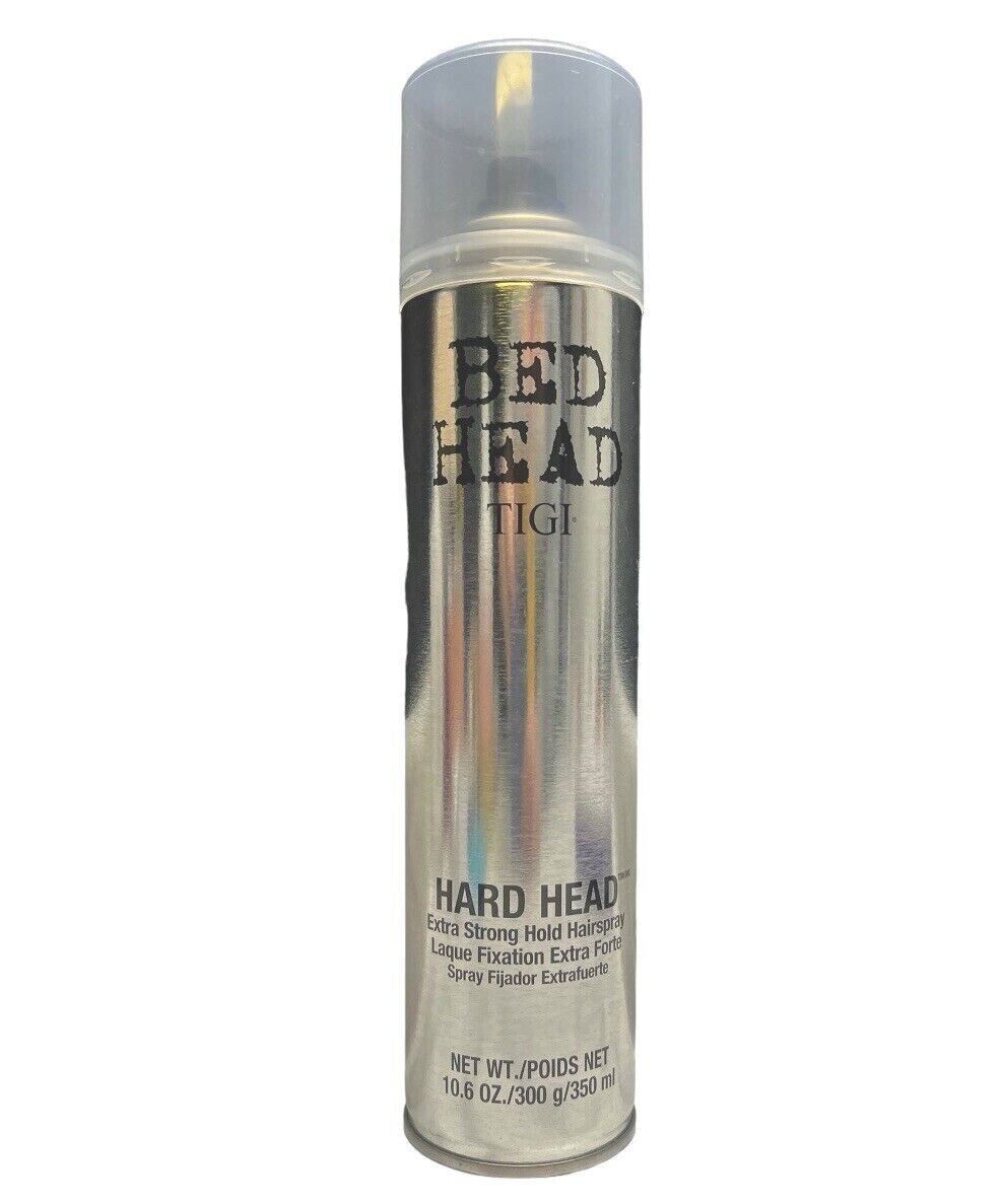 Tigi Bed Head Hard Head (EXTRA STRONG HOLD) Hair Spray SILVER CAN