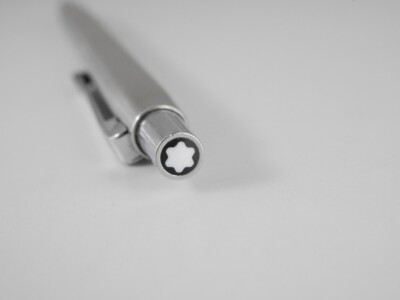 Montblanc Slim line Stainless Steel CT Ballpoint Pen (used)(PENTAX