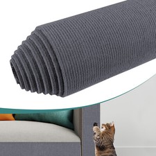 Cat Scratching Mat 78.7"x15.8" Trimmable Self-Adhesive Pet Furniture Protector