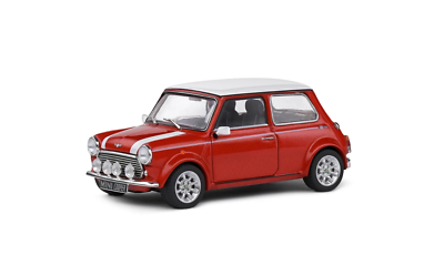 1/43 Mini Cooper Sport 1997 (Red with White) Diecast Model by