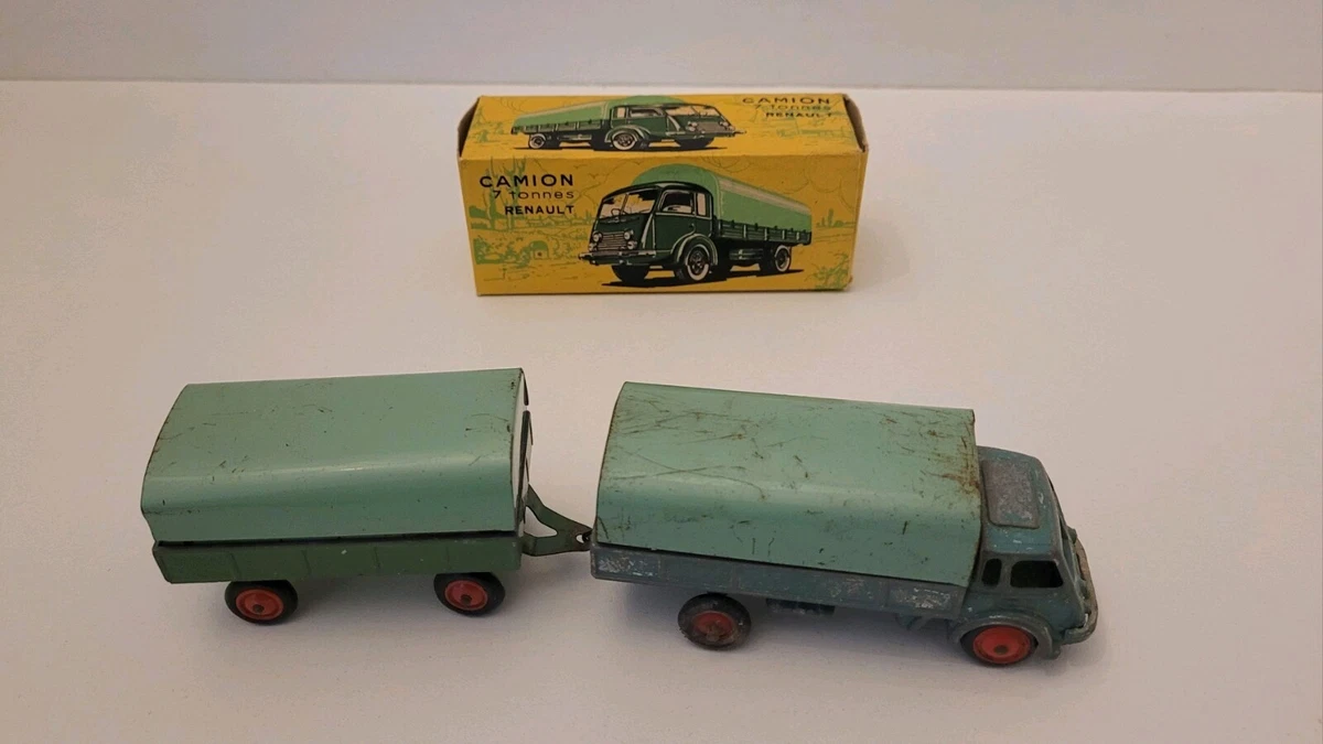 RARE ++ CIJ LES JOUETS RENAULT CAMION BENNE