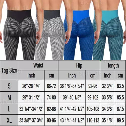 Männer Tik Tok Leggings Gym Sporthose Kompressions hohe Taille Jogginghose Yoga - Bild 2 von 26