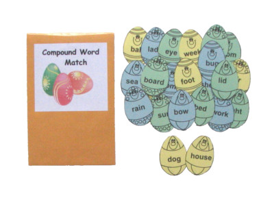 Teacher Made Literacy Center Educational Resource Learning Game Compound Words