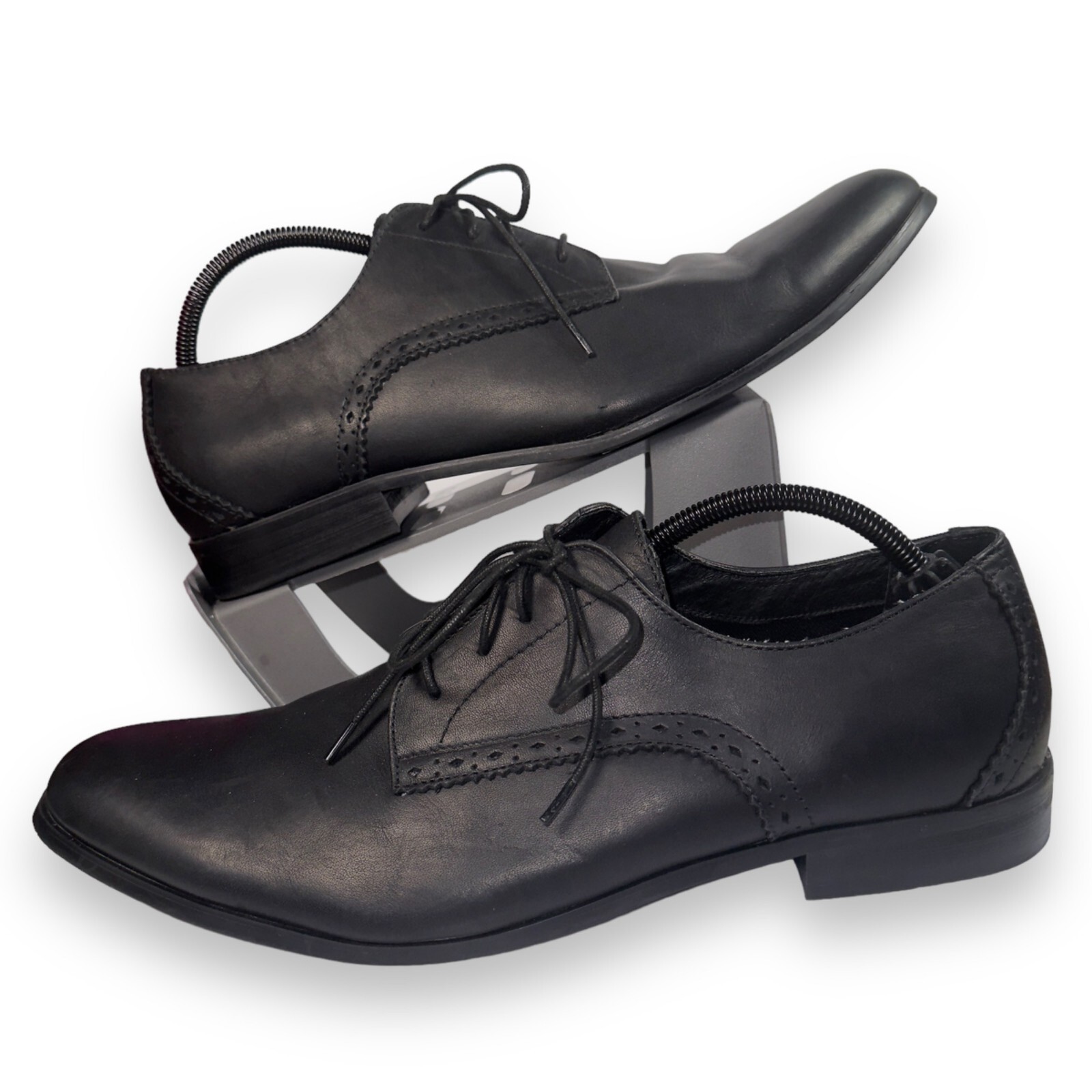 SAOLA Penguin by Munsingwear Blucher Oxfords pelle nera PBLU201 1 uomo 13