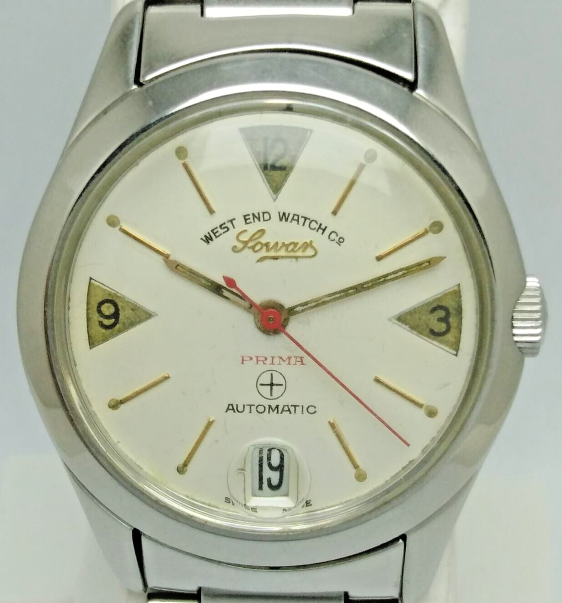 WEST END WATCH SOWAR D3191 PRIMA AUTOMATIC VINTAGE MEN'S WATCH | eBay