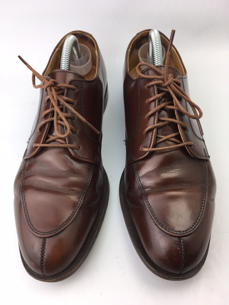 Cole Haan Shoes Mens 9.5 Brown Leather Apron Split Toe Oxford Casual Business Cole Haan USA Mens Brown Leather Apron Split Toe 328604  main image 4