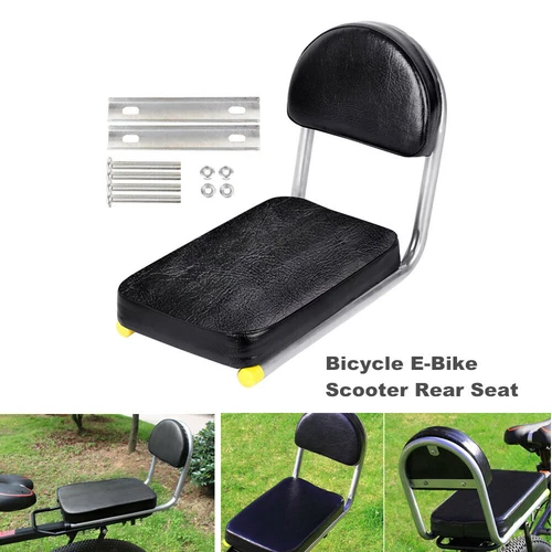 Cojín de esponja extendido para pasajero asiento trasero acolchado bicicleta eléctrica 1 pieza - Imagen 1 de 9