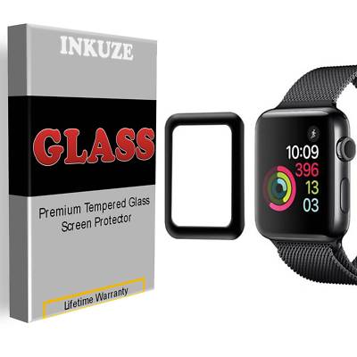 Tempered Glass FULL COVER Screen Protector For Apple Watch Series (38  /42)