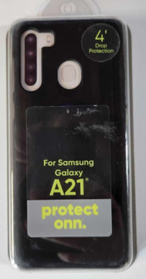 Brand New Cell Phone Gel Case For Samsung Galaxy A21 Black