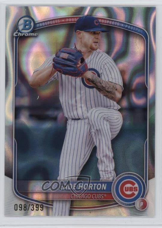 2025 Bowman Chrome Prospects Lava Refractor 98/399 Cade Horton Rookie RC 8d4