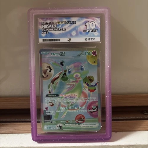 Pokemon Mew Ex 158/128 30th Celebration Ace 10 Perfect Subs