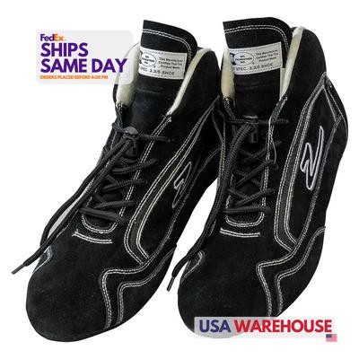 Zamp ZAMRS00100311 SFI 3.3/5 Black Size 11 Suede Driving Shoe Performance Parts