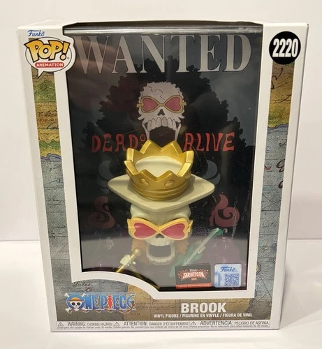 Funko Pop One Piece Brook #2220 TargetCon 2026 Target Exclusive Wanted Poster