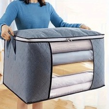 Large Anti Dust Clothes Storage Bag Quilt Blanket Storage Sort Home Organizer