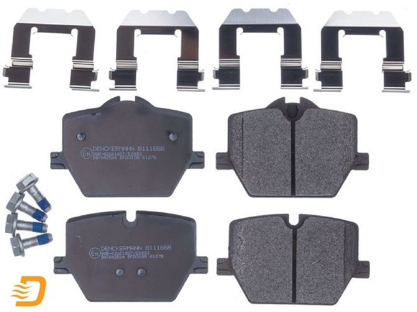 Denckermann B111668 Bremsbelagsatz FüR Scheibenbremse Bremsbelagsatz-image