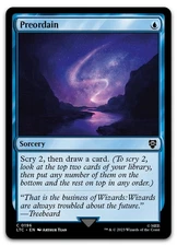 Preordain #196 (NM) Lord of the Rings LTC Magic MTG
