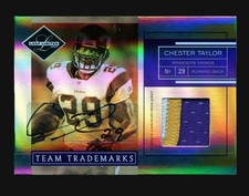 2007 Leaf Limited Chester Taylor Team Trademarks Auto Prime Patch #5/15