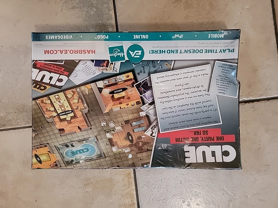 CLUE Discover the Secrets Family Board Game Mystery 2008 Parker Brothers New Sea - Image 2 of 2