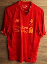 LIVERPOOL ENGLAND 2016/2017 HOME FOOTBALL SHIRT JERSEY NEW BALANCE SIZE S ADULT