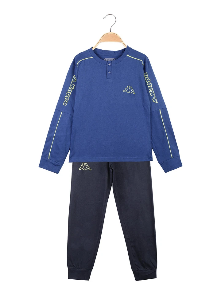 Kappa Pigiama lungo da ragazzo in misto cotone - Immagine 3 di 4