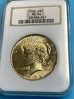 1922 Peace Silver Dollar NGC MS64 Toned Old Holder