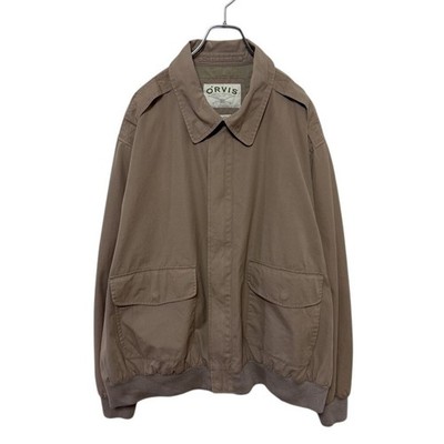 【ORVIS】A-2 type cotton flight jacket コットンフライトジャケット 無地 S-4520