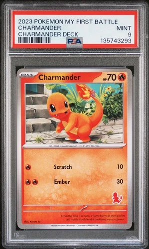 2023 POKEMON MY FIRST BATTLE-CHARMANDER DECK CHARMANDER PSA 9