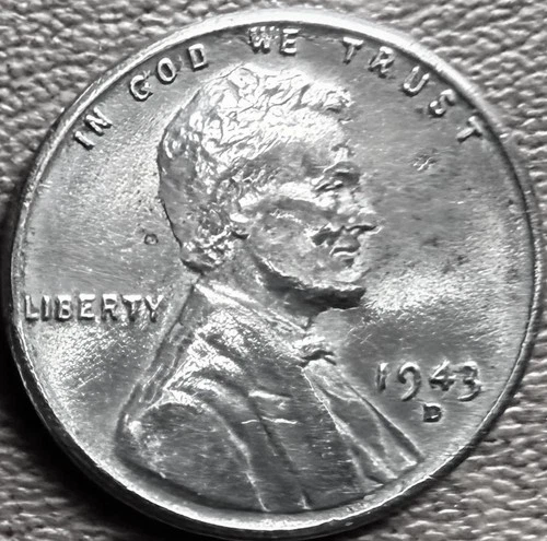 1943 D Lincoln Wheat Cent - Good Condition