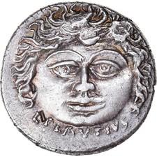 #1021329 Plautia, Denarius, 47 BC, Rome, Silber, VZ, Crawford:453/1c