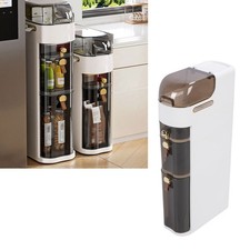 Slim Bathroom Storage Cabinet on Wheels Slim Kitchen Storage Unit Free Standing