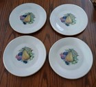 4 Lenox Salad Plates, Fruit Pattern, Special — photo 1