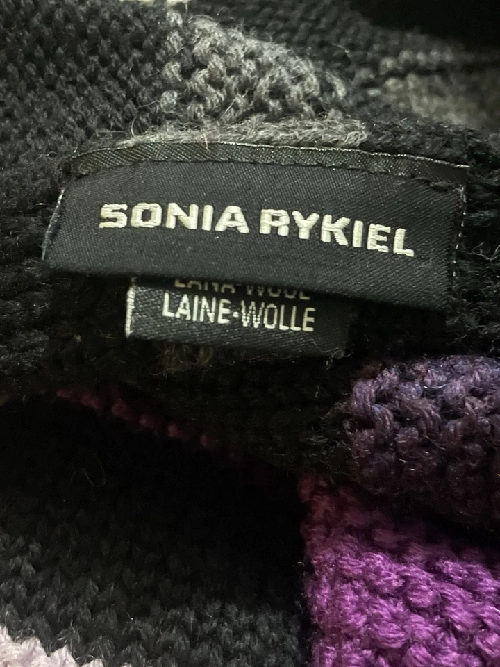 Bufanda de lana a rayas Sonia Rykiel de gran tamaño Foto 2 de 4