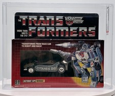 1984 Hasbro Transformers G1 Mirage No Rubsign Boxed MISB Sealed Vintage AFA 75