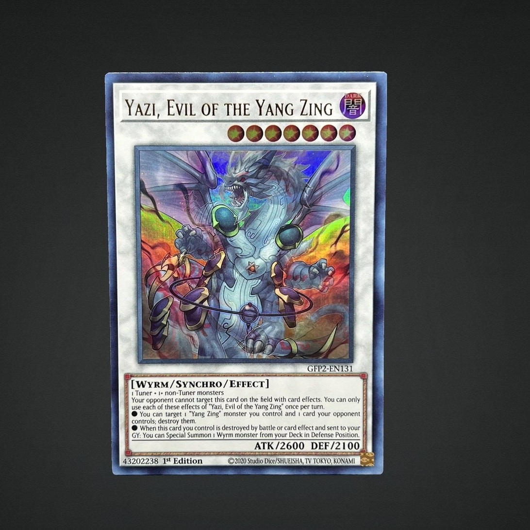 2020 Yu-Gi-Oh Yazi Evil of the Yang Zing Ultra Rare 1st Edition GFP2-EN131