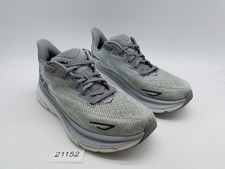 Hoka One One Clifton 9 Men's Size 9 D Medium Running Shoes Gray