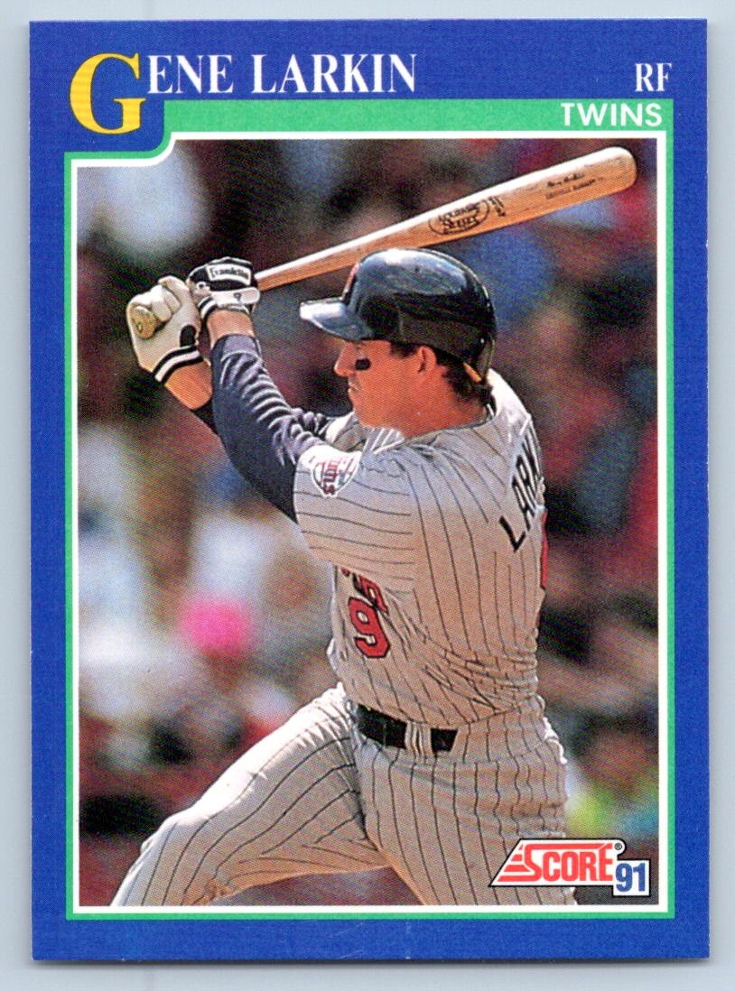 1991 Score Gene Larkin #471 Minnesota Twins