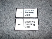 2 New Vtg Y2k Era Nike Town Running Club Reflective Event Stickers Lot