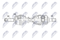 NTY NPW-HY-656 Antriebswelle Vorne Rechts FüR Hyundai