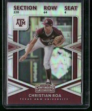 2020 Panini Elite Extra Edition #CT-CR Christian Roa College Tickets Holo