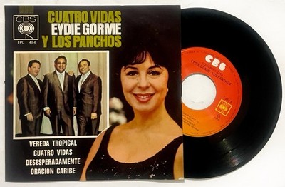 EYDIE GORME & LOS PANCHOS Cuatro Vidas 7  Vinyl EP 1965 Mexico VEREDA TROPICAL