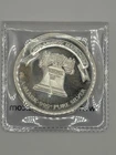 1985 A-Mark Liberty Silver 1 Troy Oz .999 Fine Silver Round Liberty Bell Eagle