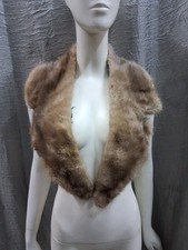 Collo Stola Scialle Vera Pelliccia.di Visone lunghezza cm 116