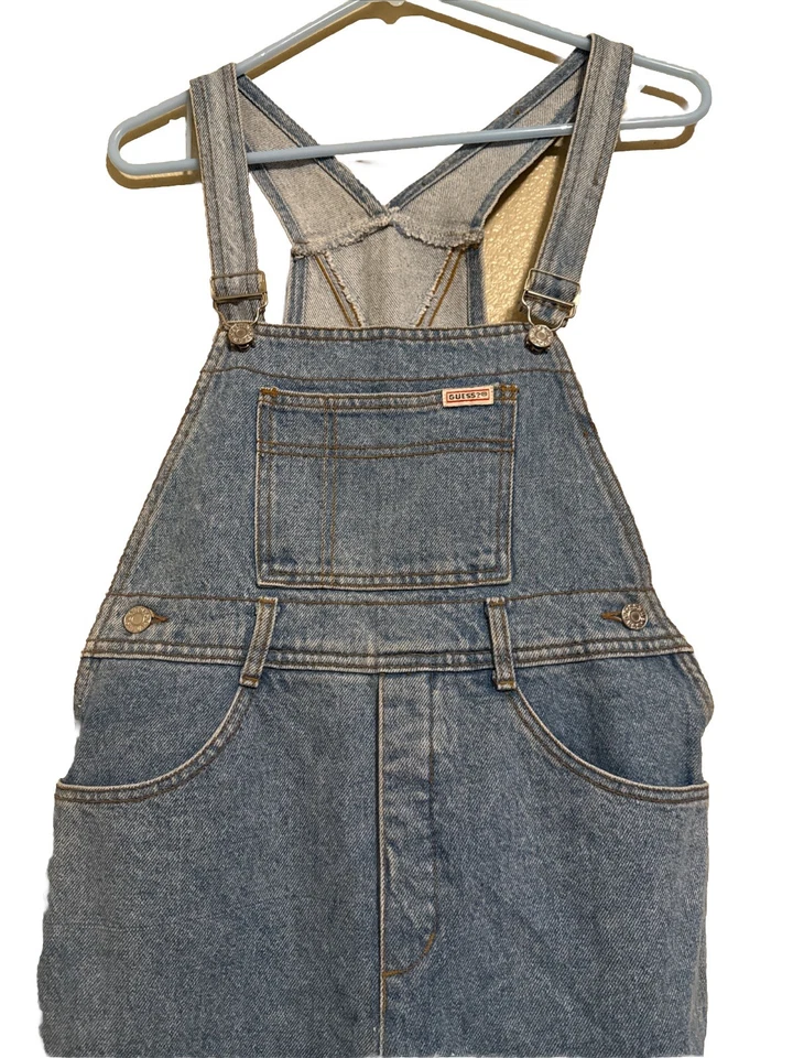 Vintage Guess Georges Marciano  Girls Overalls style 1047OK 12  Jr Made USA  New - Image 2 of 4