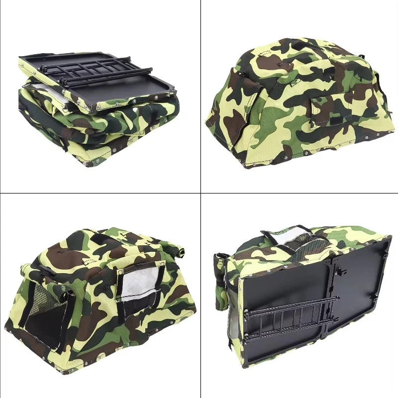 Roof Luggage Rack Tent for 1/8 1/10 Axial SCX10 TRX4 CAPRA TRAXXAS RC4WD D90 RC - Image 2 of 4