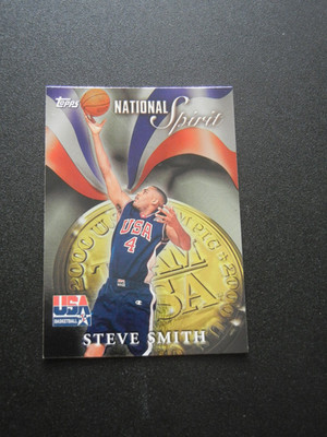2000 Topps Team USA National Spirit #NS1 Steve Smith - USA Hawks