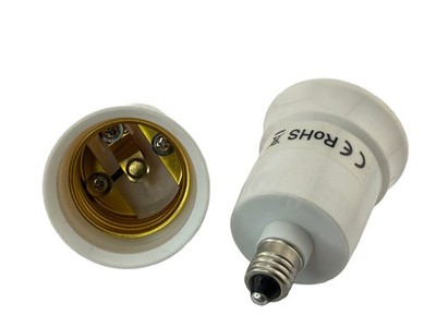 Rebaydo 2pcs E11 Male to E26/E27 Male Converter Adapter Reduce Profile