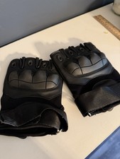 Adjustable Cosplay Fingerless Steampunk Gloves Rubber, Faux Leather, Polyester