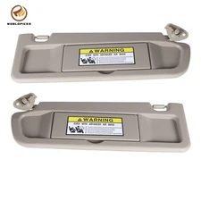For Honda Civic 2006-2011 Sun Visor Warm Gray Pair Visors Left & Right Visor Set