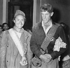 Tenzing Norgay and Edmund Hillary - Tenzing Norgay and Edmund - 1953 Old Photo